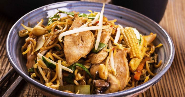 Chicken And Vegetable Noodle Stir-Fry
