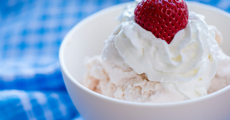 3-Step Strawberry Ice Cream