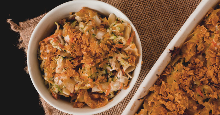 Chicken Zucchini Noodle Casserole