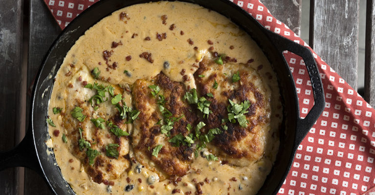 Spicy Chipotle Ranch Chicken Skillet