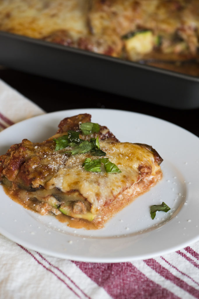 No-Noodle Eggplant Zucchini Lasagna | 12 Tomatoes