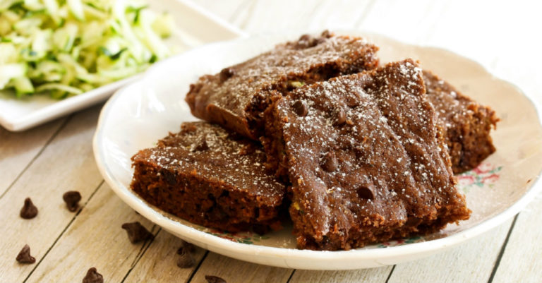 Chocolate Chip Zucchini Brownies