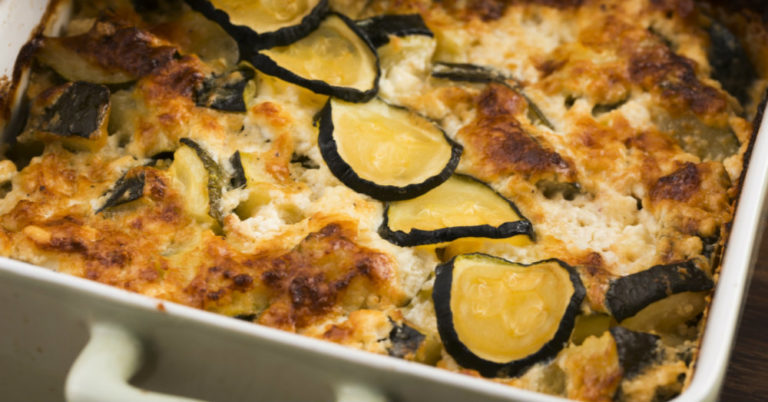 Cheesy Zucchini Summer Squash Casserole
