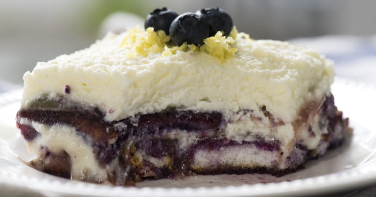 Lemon Blueberry Tiramisu