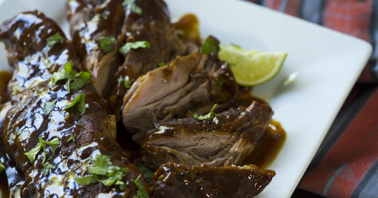 Slow Cooker Honey Lime Ginger Pork