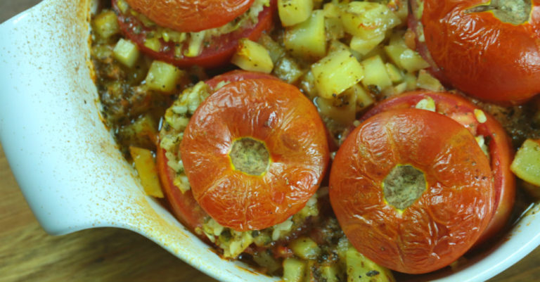 Rice-Stuffed Tomatoes