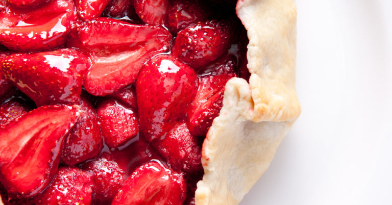 Easy Strawberry Galette
