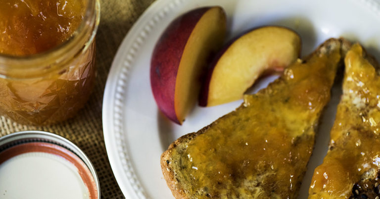 Easy Peach Freezer Jam