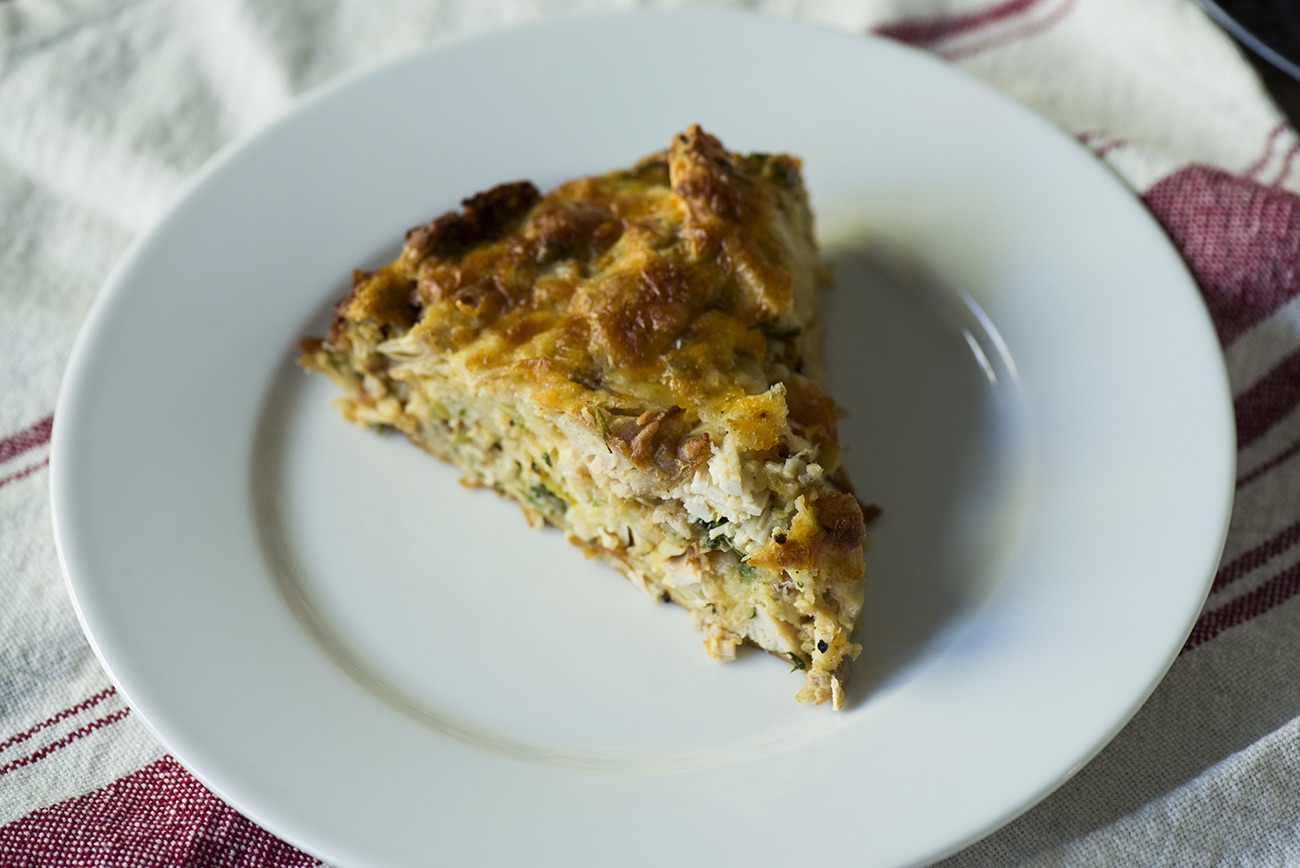 Chicken Quesadilla Pie