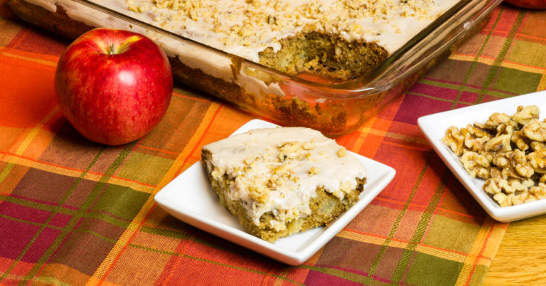 Apple Walnut Spice Cake