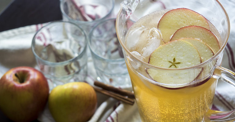 Sparkling Golden Apple Punch