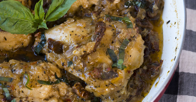 Creamy Sun-Dried Tomato Chicken Skillet