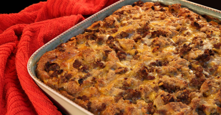 Sausage, Egg, And Cheese Breakfast Casserole