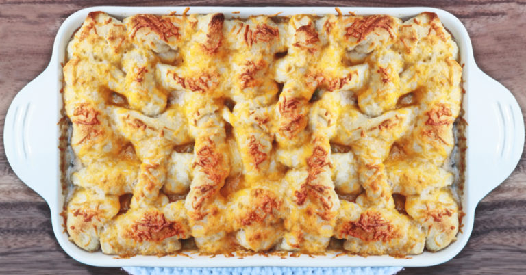 Chicken Pot Pie With Breadstick Crust