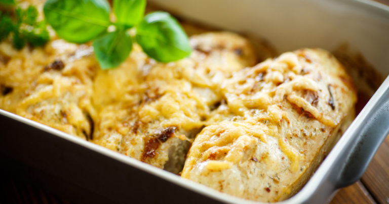 Crispy Cheddar Chicken And Herbs