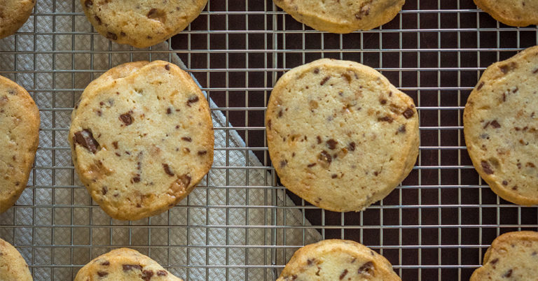 Toffee Butter Freezer Cookies