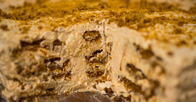 Pumpkin Gingersnap Icebox Cake
