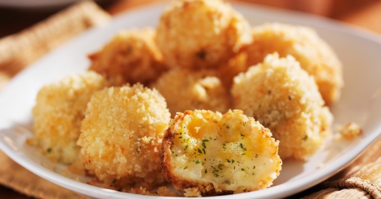 Crispy Cheesy Potato Bites