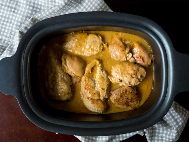 Slow Cooker Golden Chicken