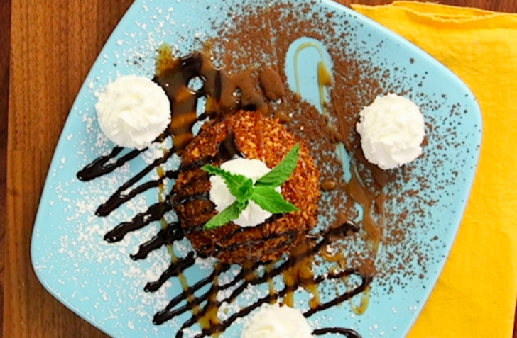 deep fried ice cream