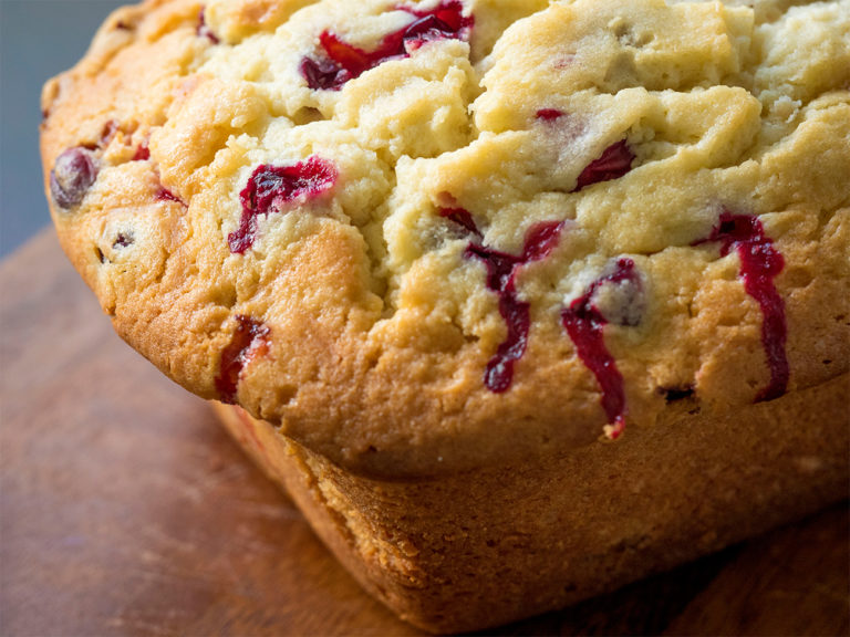 Cream Cheese Cranberry Loaf