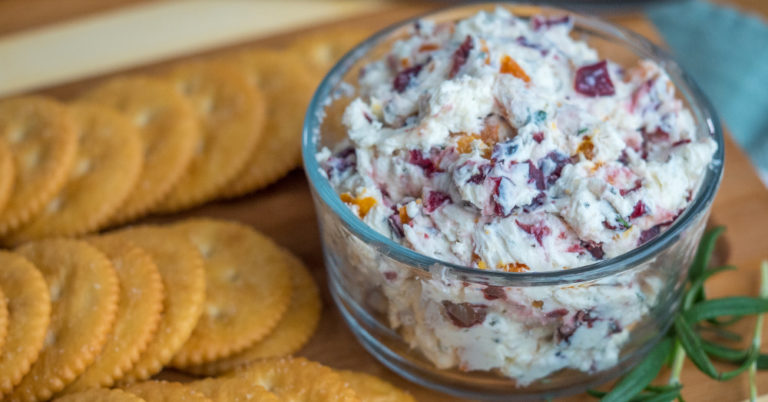 Cranberry Rosemary Cheese Spread