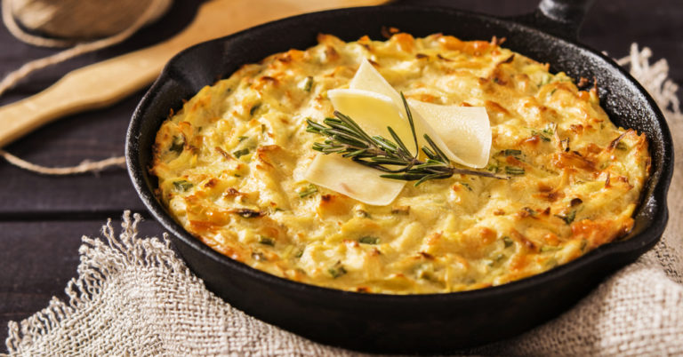 Garlic Rosemary Potato Pie