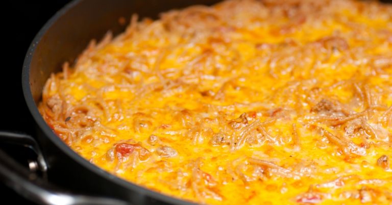 One Skillet Pasta Bake