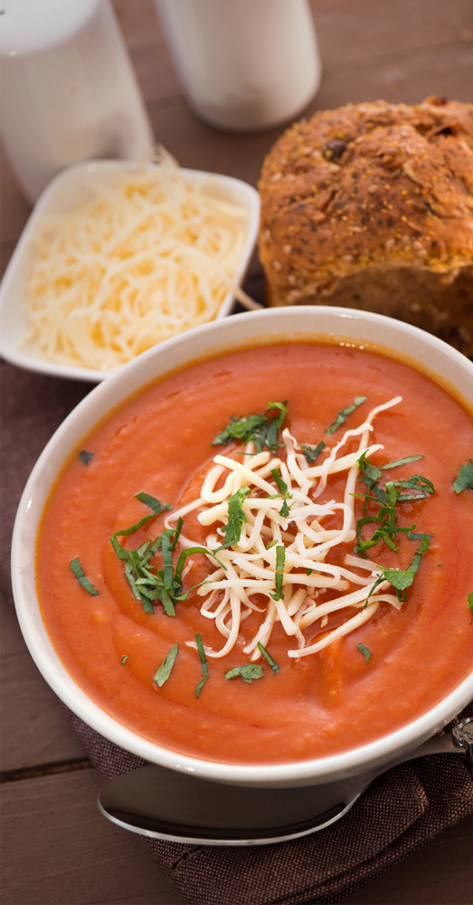 Tomato Basil Parmesan Soup 12 Tomatoes