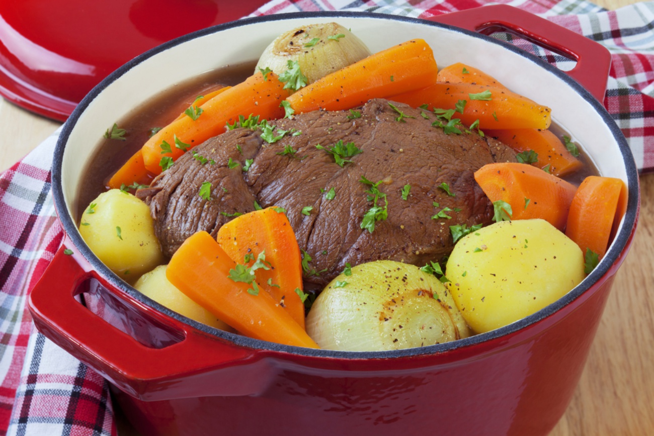 Pot Roast With Fresh Herbs - Dad With A Pan