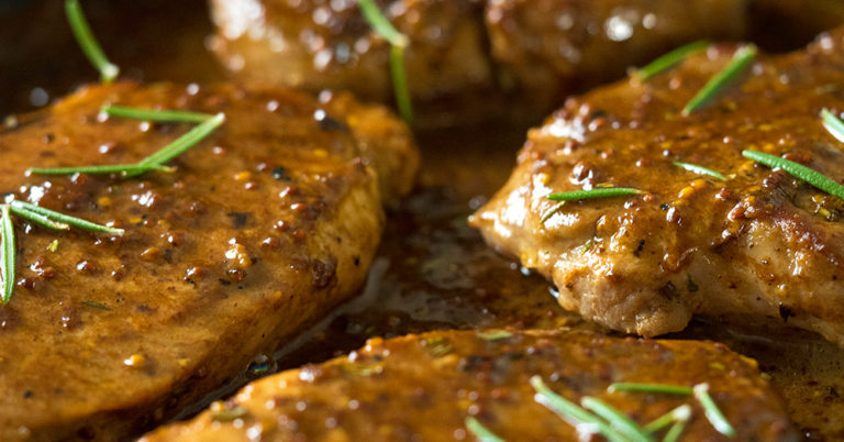 Cider Dijon Pork Chops