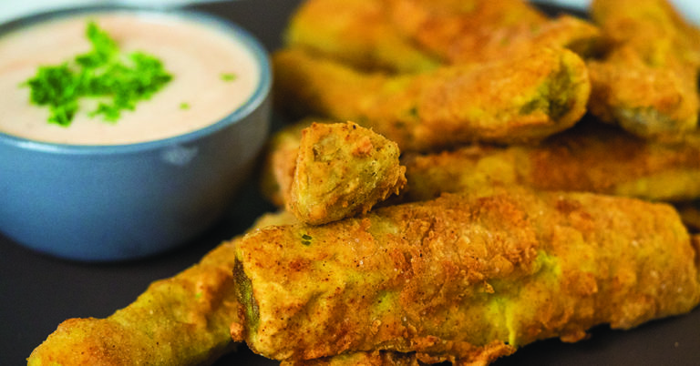 Homemade Fried Pickle Spears