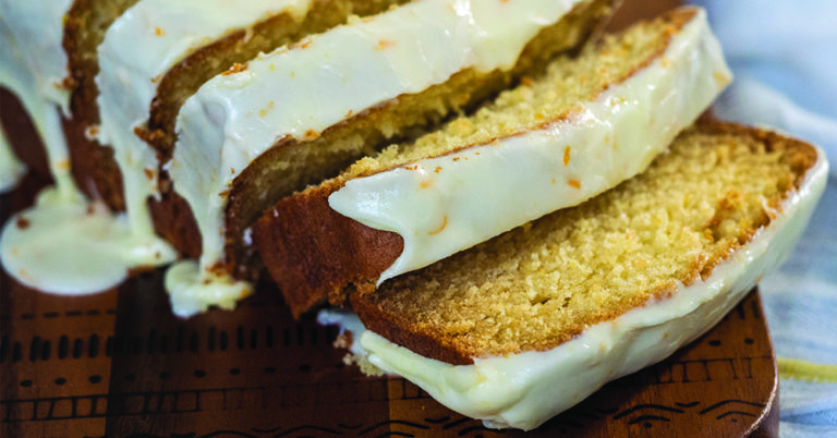 Glazed Cream Cheese Orange Loaf