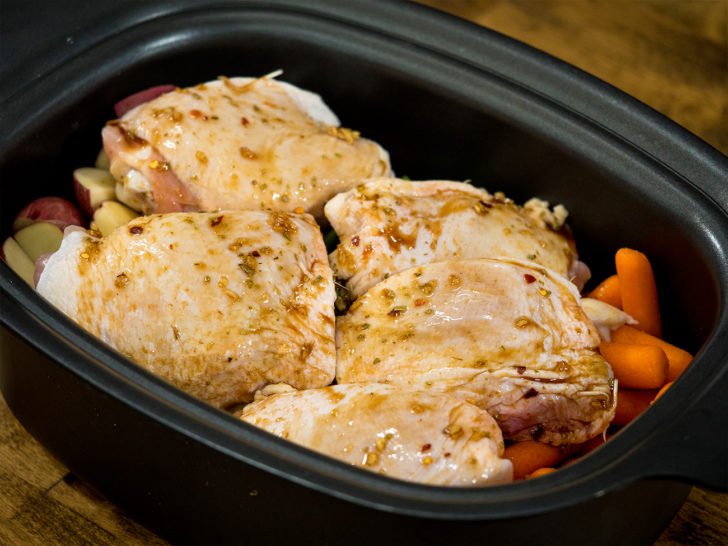 Slow Cooker Honey Garlic Chicken And Veggies 12 Tomatoes