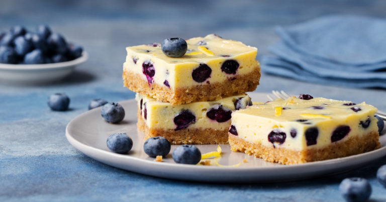 Lemon Blueberry Cheesecake Bars