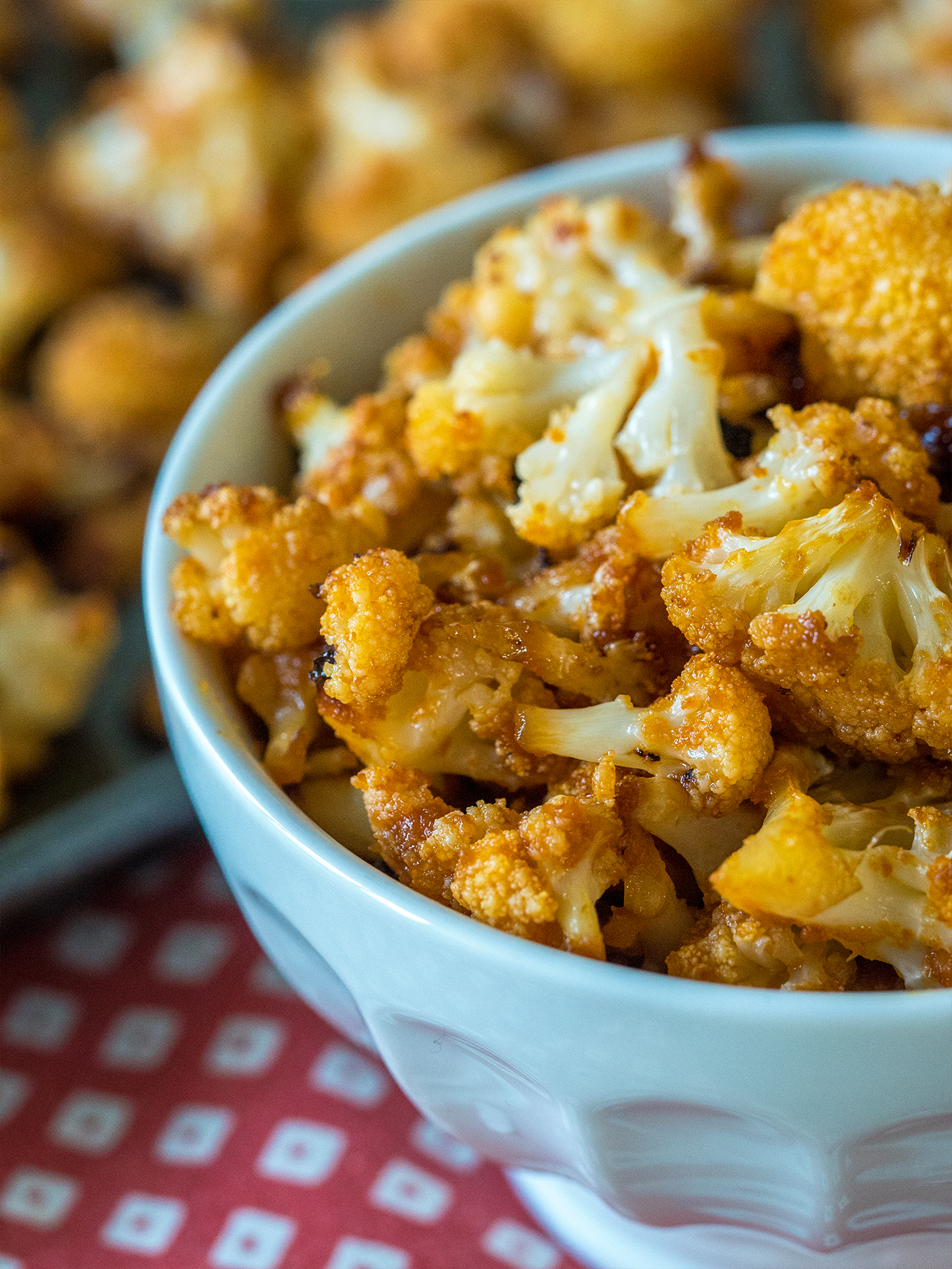 Sweet Spicy Roasted Cauliflower 12 Tomatoes