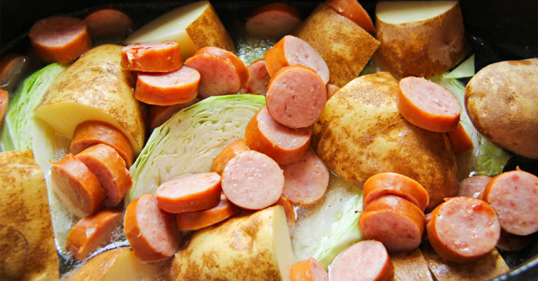 Slow Cooker Kielbasa And Cabbage