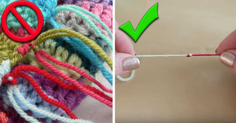 Yarn Hack: How To Seamlessly Switch Yarn Colors!
