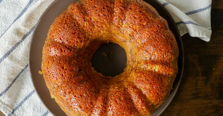Zucchini Parmesan Bundt Bread