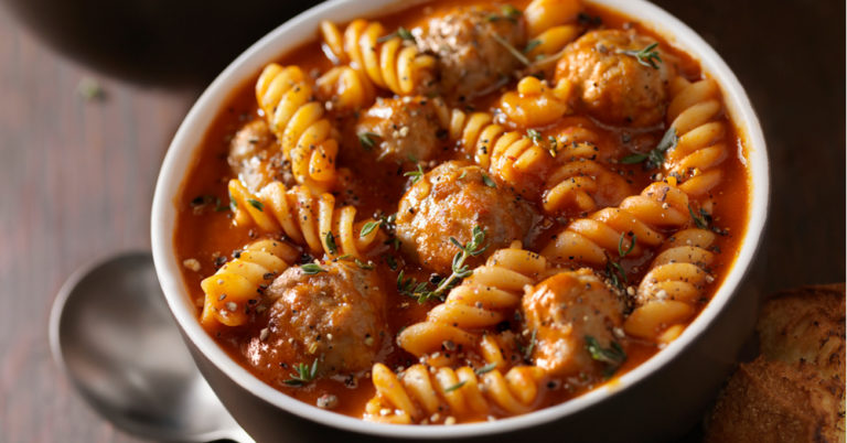 20 Minute Meatball Soup
