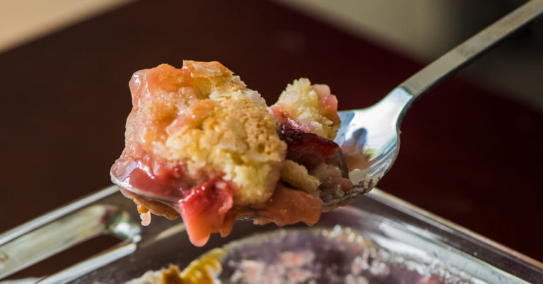 Strawberry Pudding Cake
