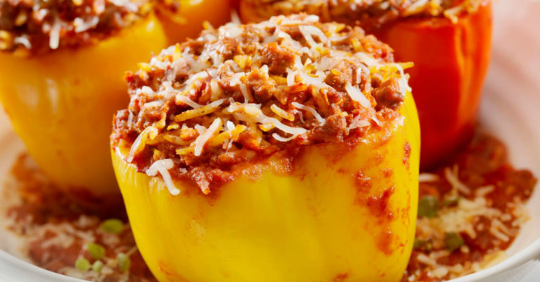 Roasted Stuffed Peppers
