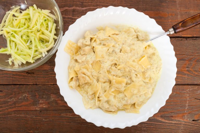 Creamy Chicken Zucchini Pasta