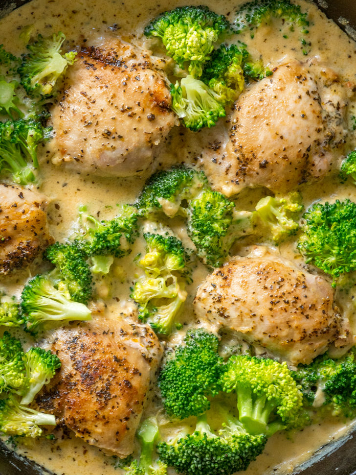 Creamy Chicken Broccoli Skillet 12 Tomatoes