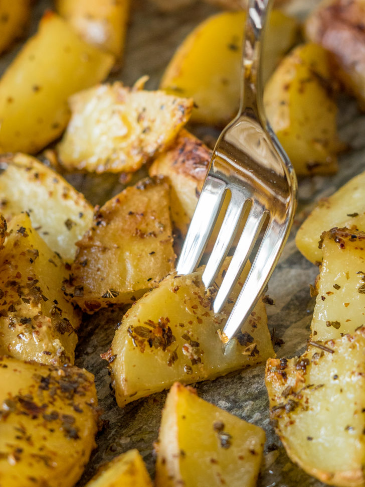 Lemon and Garlic New Potatoes