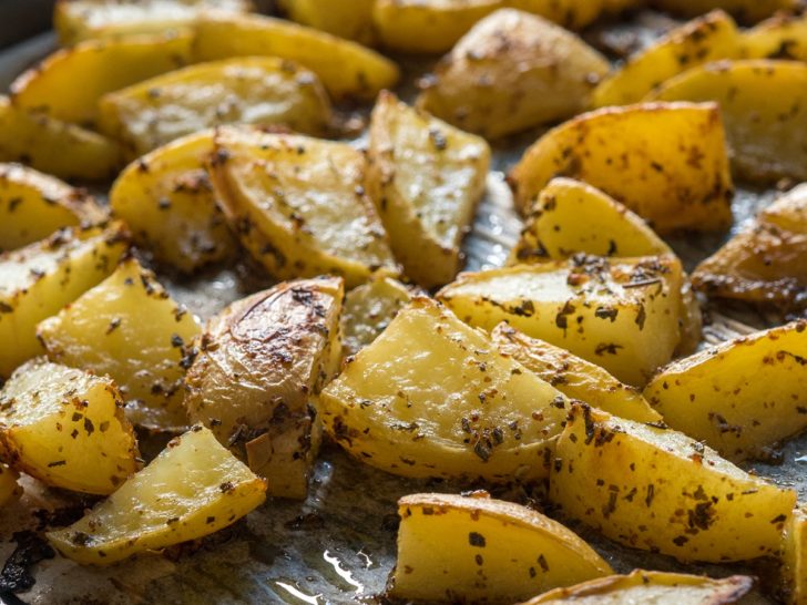 Greek Lemon Garlic Roasted Potatoes 12 Tomatoes   Greek Lemon Garlic Roasted Potatoes Horizontal 1 728x546 