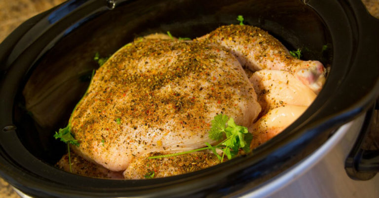 Slow Cooker Whole Chicken