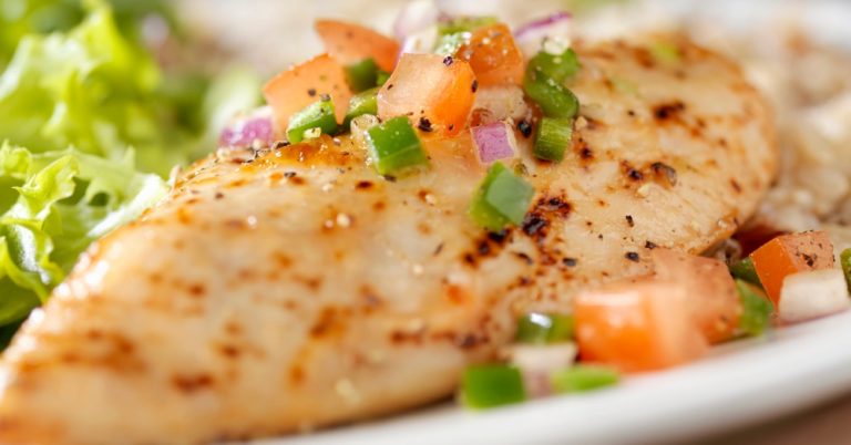 Roasted Chicken With Pico de Gallo