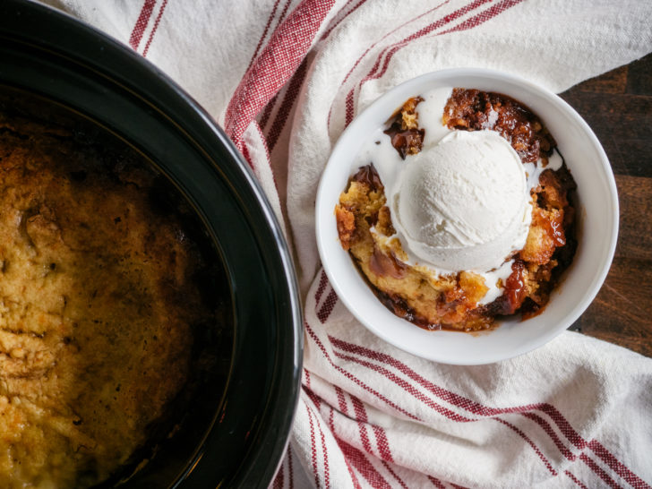 Slow Cooker Peach Crisp (Video) – Kalyn's Kitchen