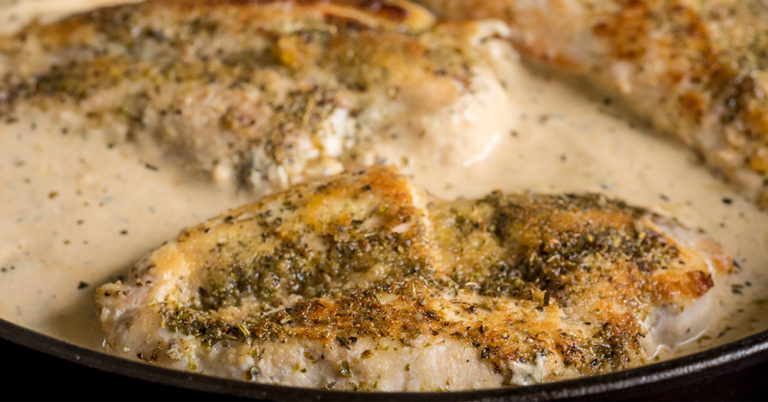 Creamy Herbed Chicken Skillet
